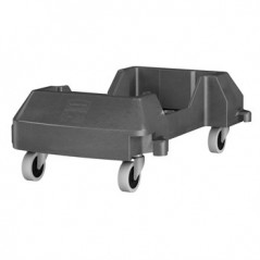 Plataforma Rolante SlimJim Resina Preto / Manutencao e Higie