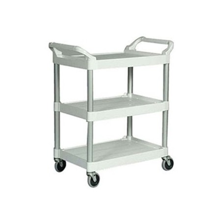 Carro Servico 85x47x93cm 3 Niveis Branco / Manutencao e Higi