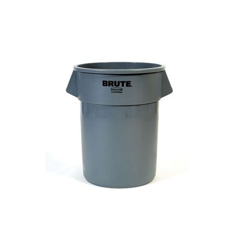 Contentor 38Litros s/Tampa Redondo Brute Cinza / Manutencao