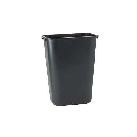 Papeleira Rectangular S/Tampa 39 Litros Preto