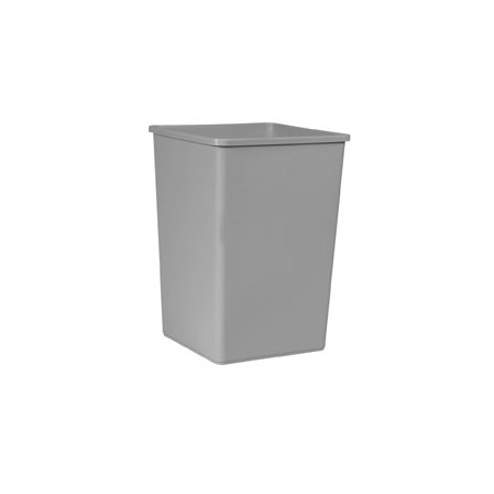 Contentor 132,5Litros s/Tampa Quadrado Cinza / Manutencao e