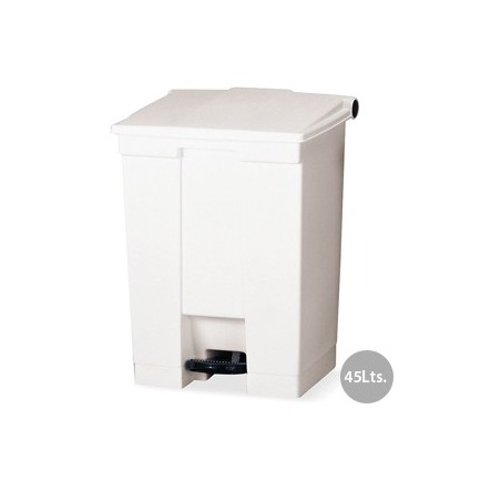 Contentor c/Pedal 45 Litros Branco