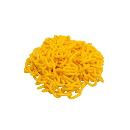 Corrente de Plastico Amarelo para Cone Seguranca / Manutenca
