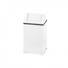 Papeleira Metal Aco Revestido 60 Litros Branco / Manutencao