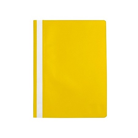 20un Classificador Plastico PP Capa Transparente Amarelo 1un