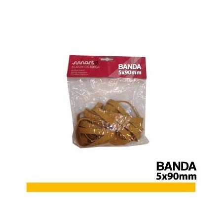 Elasticos 5x90mm (Banda) 100gr / Escritorio e Papelaria / Ba