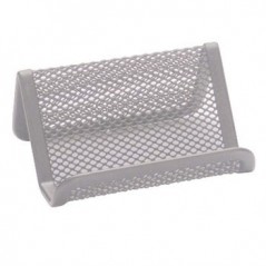 Porta cartoes Tipo Rede Prata / Arquivo e Organizacao / Orga