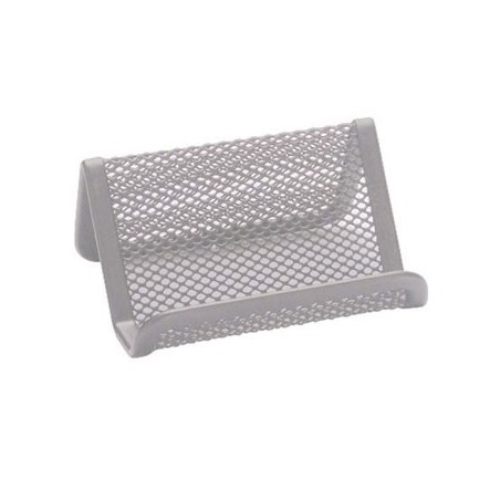 Porta cartoes Tipo Rede Prata / Arquivo e Organizacao / Orga