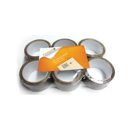 6un Fita Adesiva PPL Castanha 50mmx66mts- 1unid / Manutencao