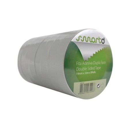 8un Fita Adesiva Dupla Face 19mmx33mts - 1unid / Escritorio