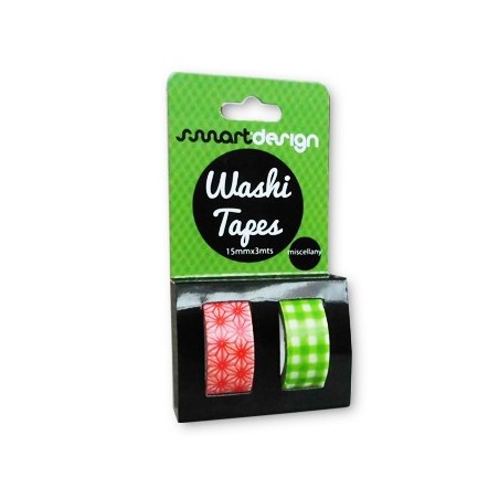Fita Adesiva Decorativa Washi Tape Miscelania 2un / Escritor