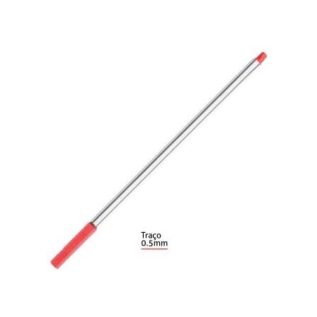 Marcador fineliner 0,5mm smartd vermelho pack 12 uni / Escri
