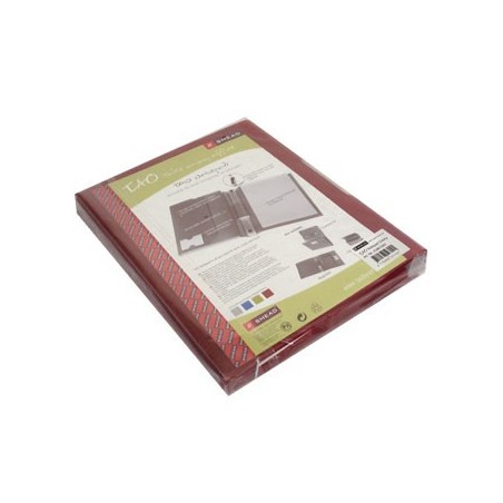 Pasta Portfolio Smead com Bloco Notas Vermelho / Arquivo e O