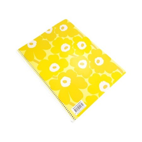 Caderno Espiral A4 Marimekko Quadriculado Amarelo -1un / Pap