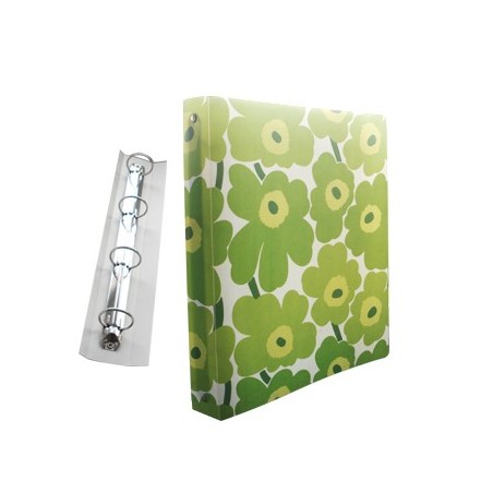 Pasta Arquivo Marimekko 4 Argolas R 30mm L40mm Verde 1un / A