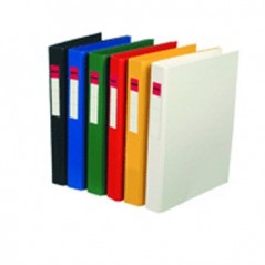 Pasta Arquivo Plastico 2 Argolas R 24mm L36mm Amarelo 1un /