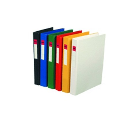 Pasta Arquivo Plastico 2 Argolas R 24mm L36mm Amarelo 1un /