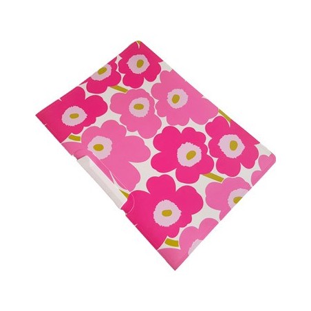 Dossier Plast c/Clip Marimekko 325x245mm Rosa-1un / Arquivo