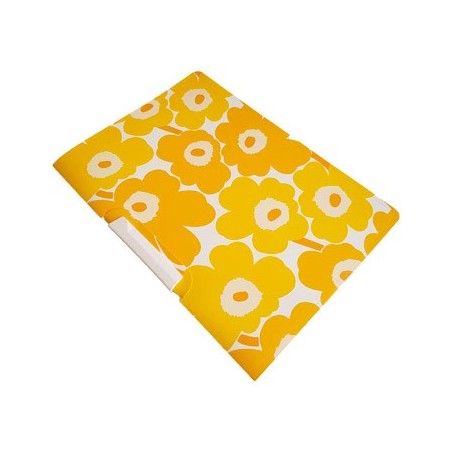 Dossier Plast c/Clip Marimekko 325x245mm Amarelo-1un / Arqui