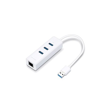 Hub TP-LINK UE330 3-Portas USB 3.0 + RJ45 Gigabit Ethernet