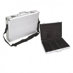 Mala em aluminio para computador portatil 425x305x80mm / Inf