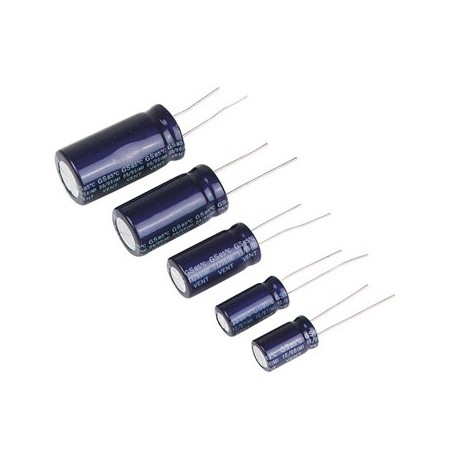 Condensador electrolitico ELCO radial 3300µF / 25V / Informa