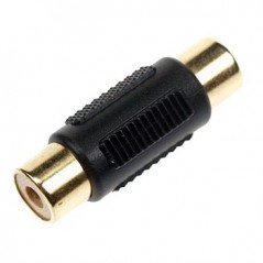 Acoplador 1x RCA Femea para 1x RCA femea / Cabos e Baterias