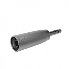 Adaptador XLR 3P macho/Jack 6,35mm macho stereo / Cabos e Ba