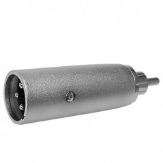 Adaptador XLR 3P macho/ RCA macho / Cabos e Baterias / Cabos