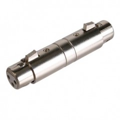 Adaptador XLR 3P fêmea/ XLR 5P fêmea / Cabos e Baterias / Ca