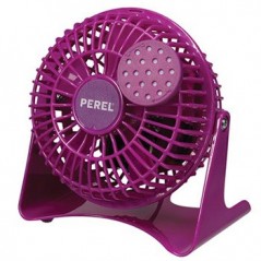 Ventoinha de Mesa 14W Ø10cm Roxo