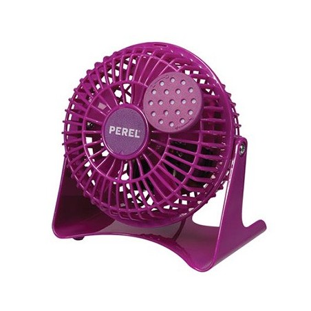 Ventoinha de Mesa 14W Ø10cm Roxo