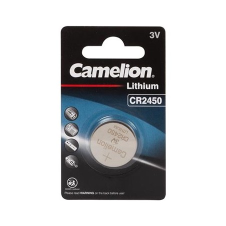 Pilha Lithium 2450 3,0V 560mAh 1un/blister / Cabos e Bateria