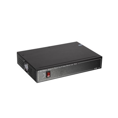 Conjunto c/4 canais video/alimentacao+ video/power baluns /