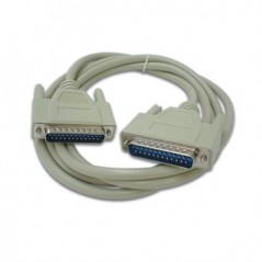 Cabo serie D25 macho/D25 macho 2mt