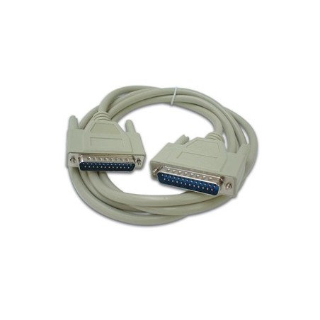Cabo serie D25 macho/D25 macho 2mt