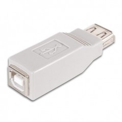 Adaptador USB - USB A Femea para B Femea / Cabos e Baterias
