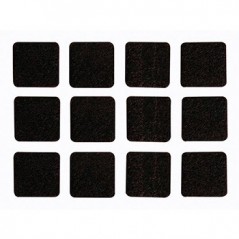 Feltros Anti-Riscos Quadrados 25x25mm 12un