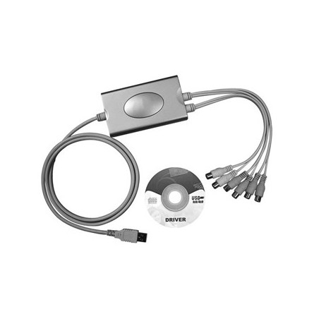 DVR com 4Canais USB - H.264 / Proteção Segurança / Seguranca