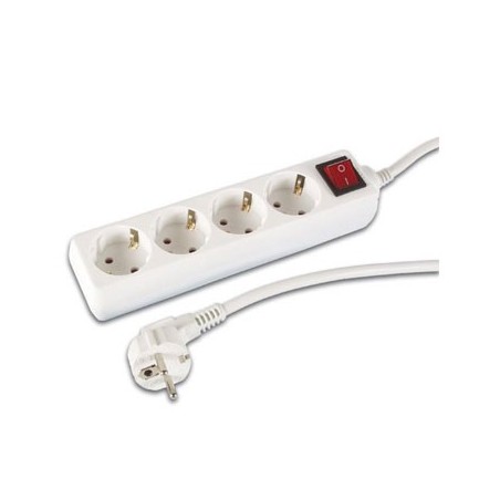 Bloco c/4 Tomadas+Interruptor e Cabo 3mts / Cabos e Baterias