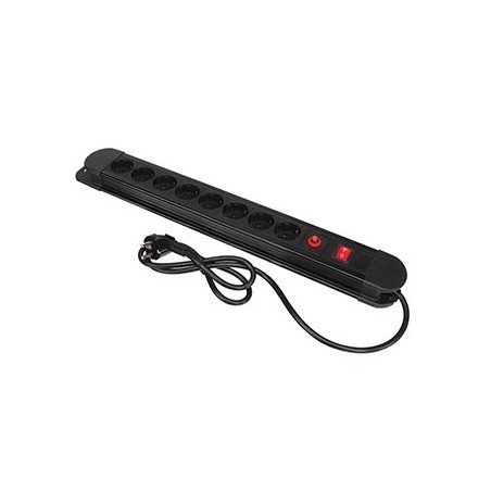 Bloco 8 Tomadas Proteção + Interruptor Cabo 1,5mts