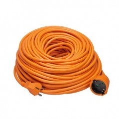 Extensao electrica 40mts cabo borracha de 3x1,5mm  laranja