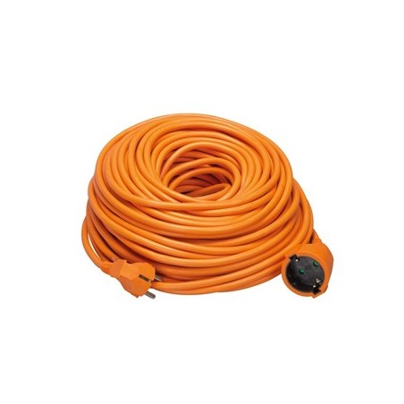 Extensao electrica 40mts cabo borracha de 3x1,5mm  laranja