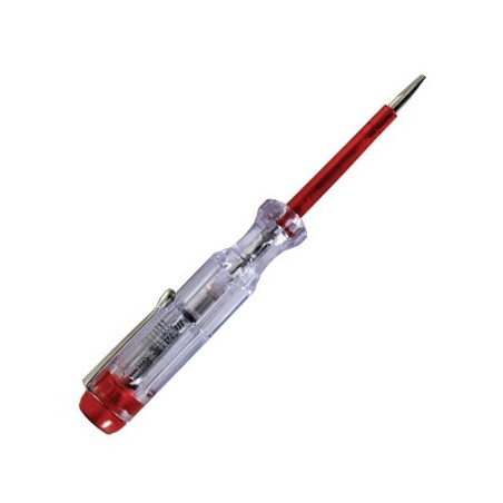 Testador de tensao com indicador luminoso (Busca polos)