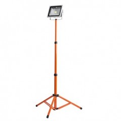 Projector led Epistar 50W - 6500K com tripe / Luz Som e Imag