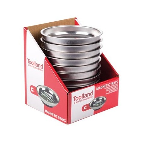 Expositor c/ bandejas magneticas 10cm diametro -10un / Instr