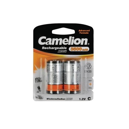 Pilha recarregavel  NiMh C 1.2V 3500mAh- 2un/blister / Cabos