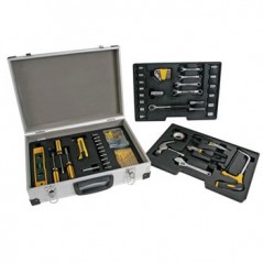 Mala de Aluminio com kit de ferramentas de 158 pecas / Instr