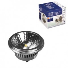 Lampada LED  AR111 -  G53 - COB 15 W - 5500 K / Luz Som e Im