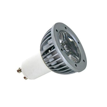 Lampada LED alta qualidade 1W branco frio (6400K) 220V GU10